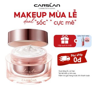  Kem nâng tông da CARSLAN kem lười trang điểm Kem lót che khuyết điểm hiệu quả 50g 
