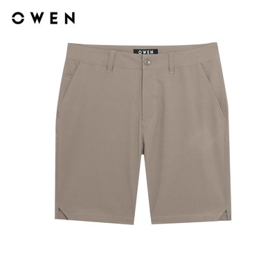 Owen - Quần short Sport Life SS257132 màu Nâu chất liệu Polyspun spandex