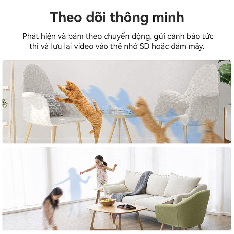 Camera trong nhà IMOU Ranger 2 A32 & A52 PRO - Độ phân giải 2K 3K, Quay quét 360, Tích hợp phím Gọi | BigBuy360 - bigbuy360.vn