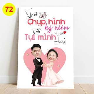 [MS 51-100] Bảng Welcome Đám Cưới