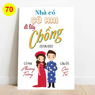 [MS 51-100] Bảng Welcome Đám Cưới