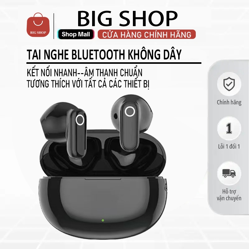 NE105 tai nghe trong tai HiFi ngang stereo tích hợp microphone iPX5 không thấm nước điều khiển cảm ứng kết nối nhanh