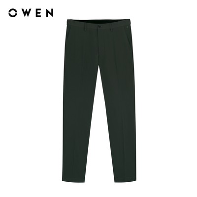 Owen - Quần tây S-Form QG257112 màu Xám đậm chất liệu Conjugated polyester