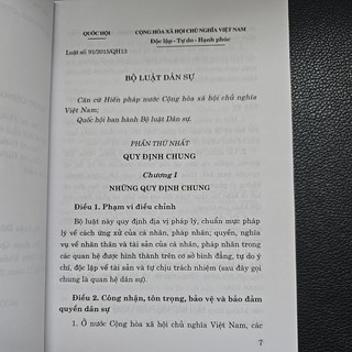 Sách - Bộ luật dân sự năm 2015 (NXB Chính trị quốc gia sự thật)