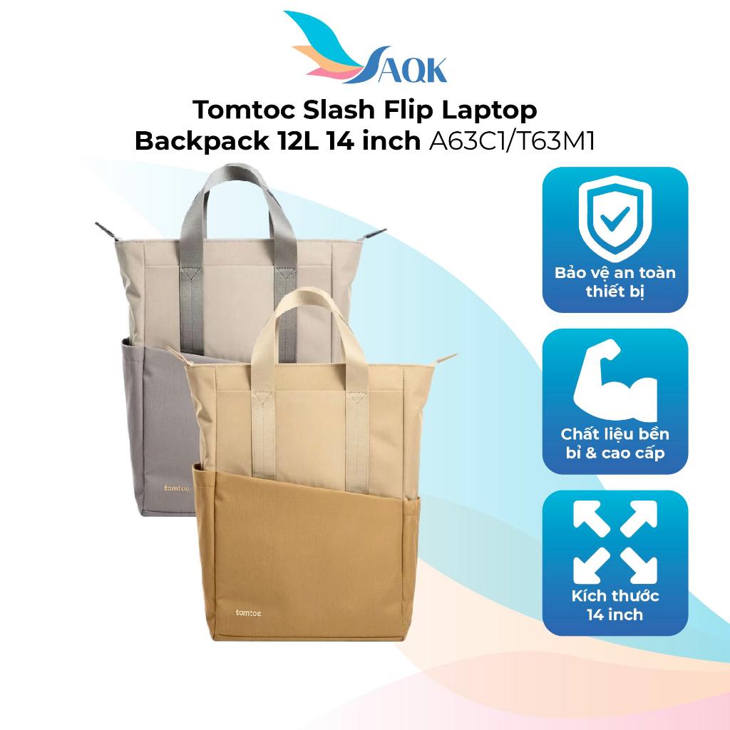 Ba lô Tomtoc Slash Flip Laptop Backpack 12L 14 inch A63C1/T63M1 - Hàng chính hãng