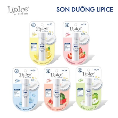 Son dưỡng môi không màu chuyển kem mịn LipIce Creamy 3.3g