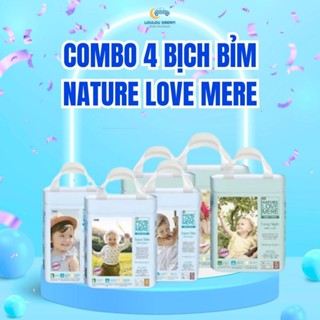  Thùng 4 bịch bỉm tã Nature Love Mere Hàn Quốc 