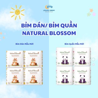  Bỉm dán bỉm quần Natural Blossom Hàn Quốc dành cho bé da nạy cảm đủ size siêu thấm hút 