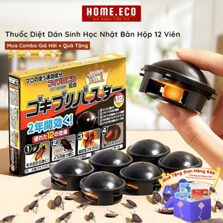  Thuốc Diệt Gián Sinh Học Nhật Bản - Hộp 12 Viên Diệt Gián Hiệu Quả Lâu Dài An Toàn Khi Sử Dụng 