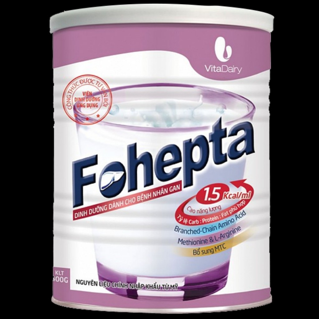 Sữa Fohepta 400g (Date mới nhất) - Dinh dưỡng dành cho bệnh nhân Gan