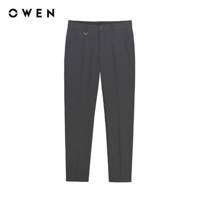 Owen - Quần tây J-Form QTJ257121 màu Xám đậm chất liệu Smart polyester
