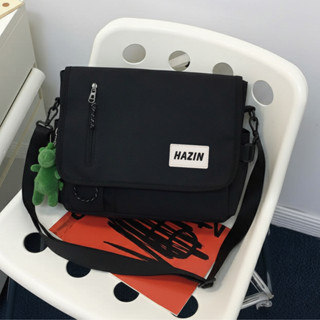  Túi đeo chéo nam nữ đi học vải chống nước nhiều ngăn 2 lớp túi đeo vai unisex đi chơi phong cách ulzzang -Hakastore 