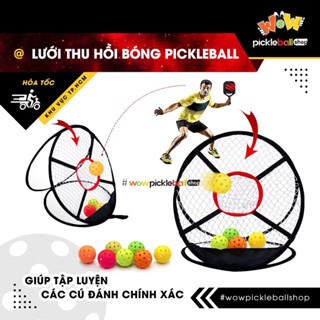 ✅ Bộ lưới tập luyện & thu hồi Bóng Pickleball, Tennis, Gofl, Bóng chày,…