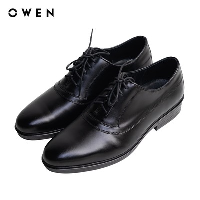 Owen - Giày da Regular Fit GD256197 màu Đen chất liệu Da bò