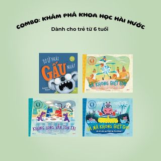 Sách thiếu nhi - Combo khám phá khoa học hài hước - Crabit Kidbooks