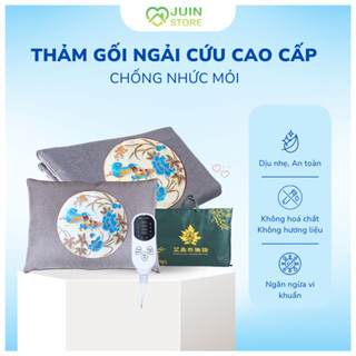  Combo Thảm Sưởi và Gối Ngải Cứu Cao Cấp – Đệm Sưởi Đông Y Thải Điện Giữ Ấm Cơ Thể Giảm Đau Mỏi 