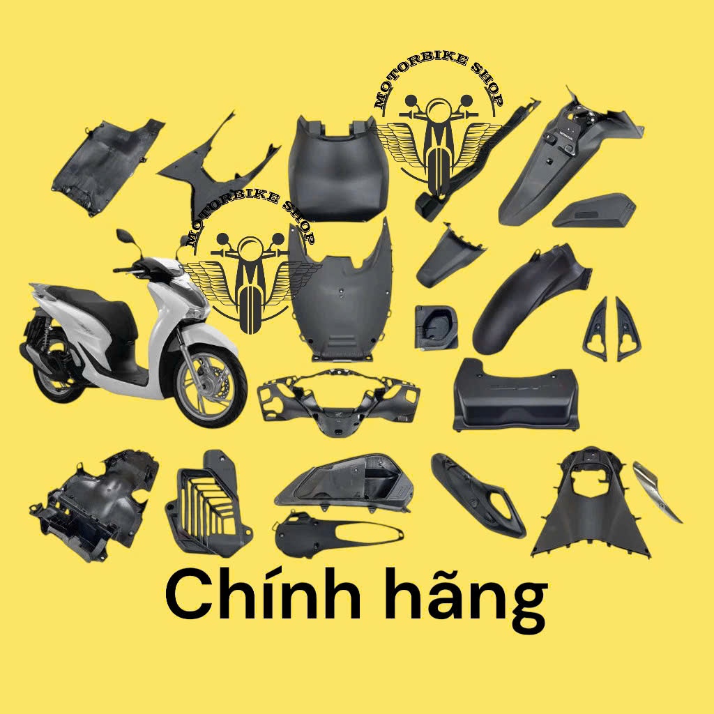 nhựa nhám đen dàn áo xe sh SH 125/150/160 2020-2025 chính hãng