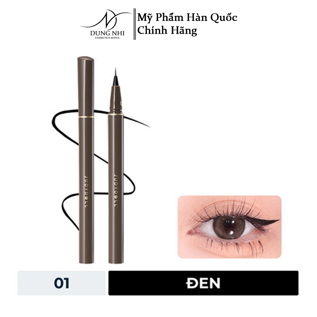 Bút Kẻ Mắt Judydoll Slim Liquid Eyeliner #01 Black