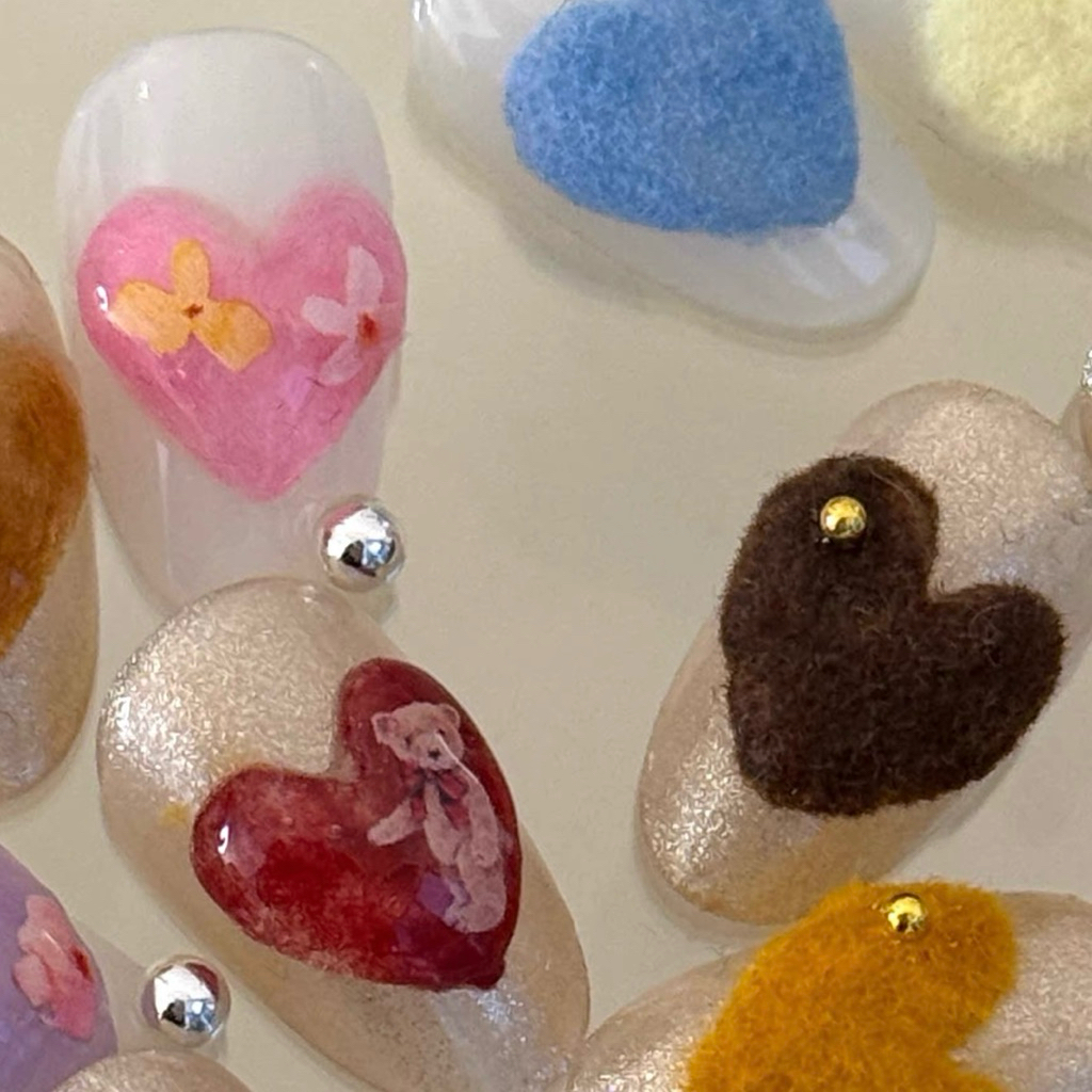 MAGICAL NAIL - SET 10 HŨ LÔNG NHUNG SIÊU MỊN