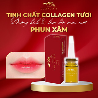 Tinh Chất VIESKIN COLLAGEN LUXURY Dưỡng Môi Sau Phun Xăm, Collagen Tươi Dưỡng Lên Màu Sắc Nét, Căng Bóng, Lọ 7ml