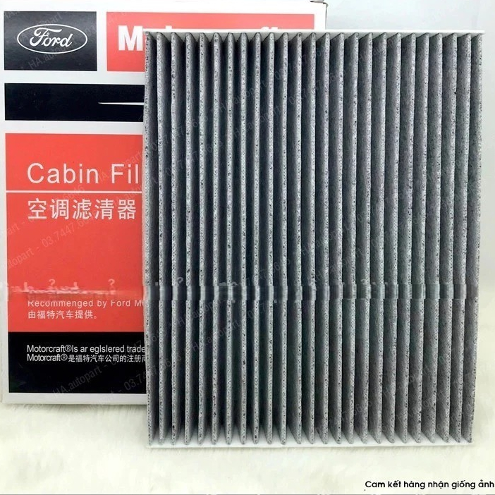 [Than Hoạt Tính] Lọc gió điều hòa Ford Ranger, Everest đời (2022-2024). Mã: DG9H-18D483-BA
