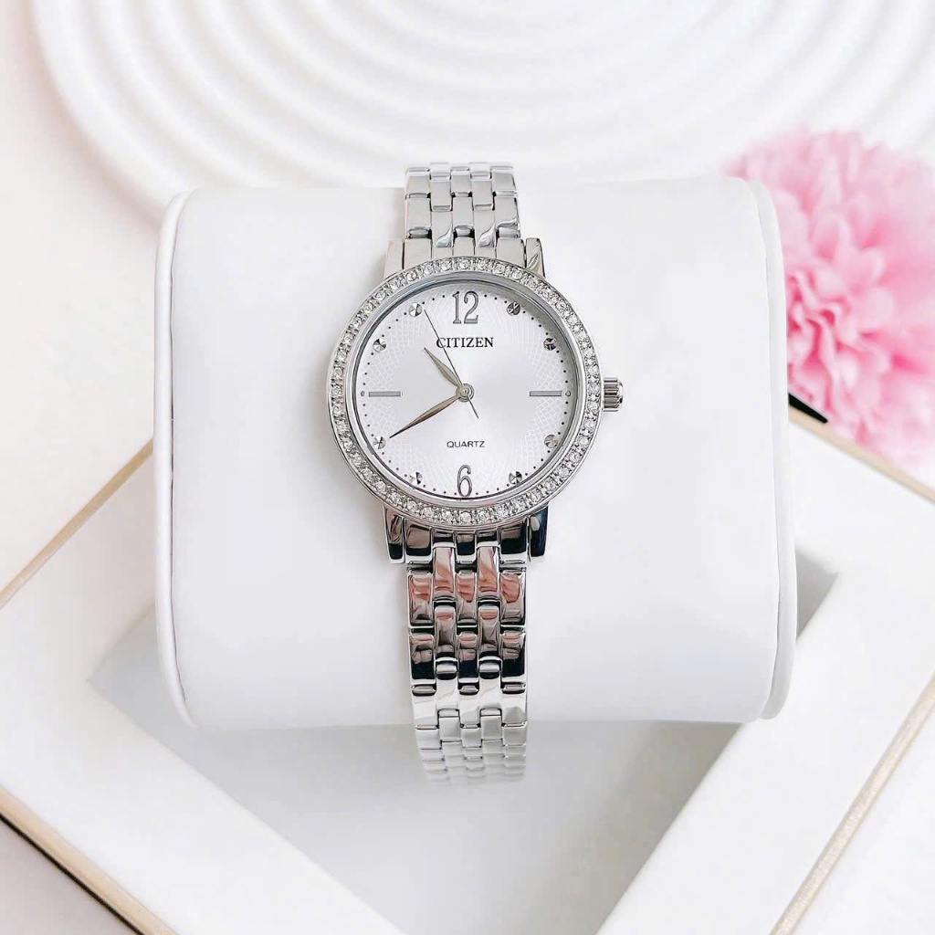 Đồng hồ nữ dây thép Citizen Quartz EL3100-55A
