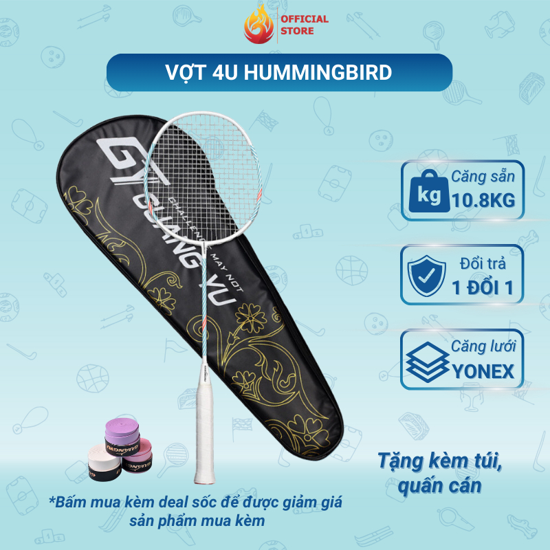 Vợt cầu lông Guang Yu 4U chính hãng full sợi carbon công thủ toàn diện