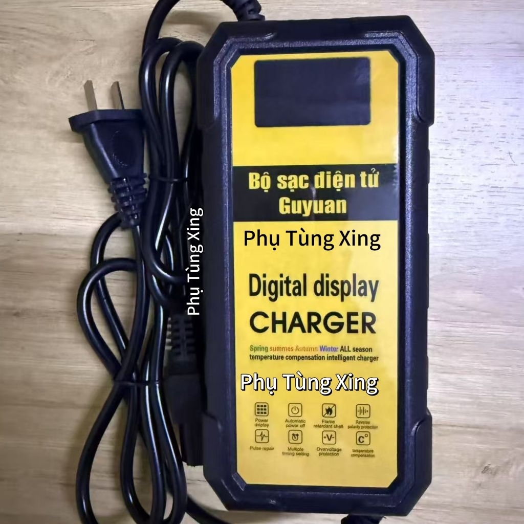 “Sạc ắc quy xe điện 48V 12Ah 48v20ah 60v12v 60v20ah 72v20ah,tự ngắt bảo vệ bình điện,phụ kiện phụ tù