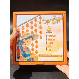 Hồng Treo Gió Đà Lạt VILIFARM | HỒNG TRỨNG| Hồng Sấy Dẻo Tự Nhiên Đặc Sản Cao Cấp Làm Quà