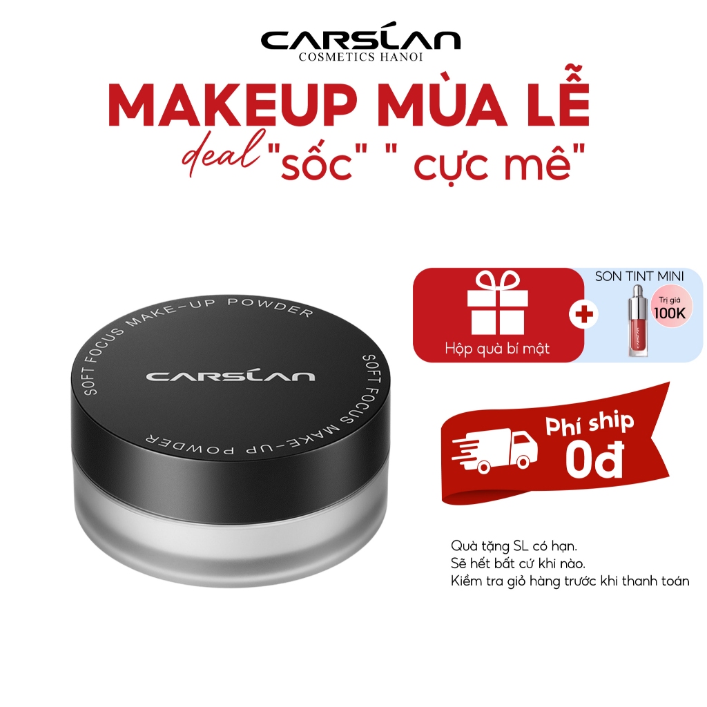 Phấn Phủ Carslan Kiềm Dầu Lâu Trôi Che Phủ Tự Nhiên Soft Focus Makeup Powder Mini 1g