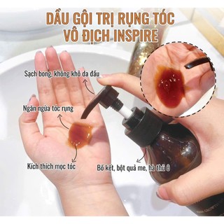[MUA 2 TẶNG 1] DATE T6/2027 - DẦU GỘI THẢO DƯỢC 2IN1 PHỤC HỒI TÓC, GIÚP MỌC TÓC INSPIRE