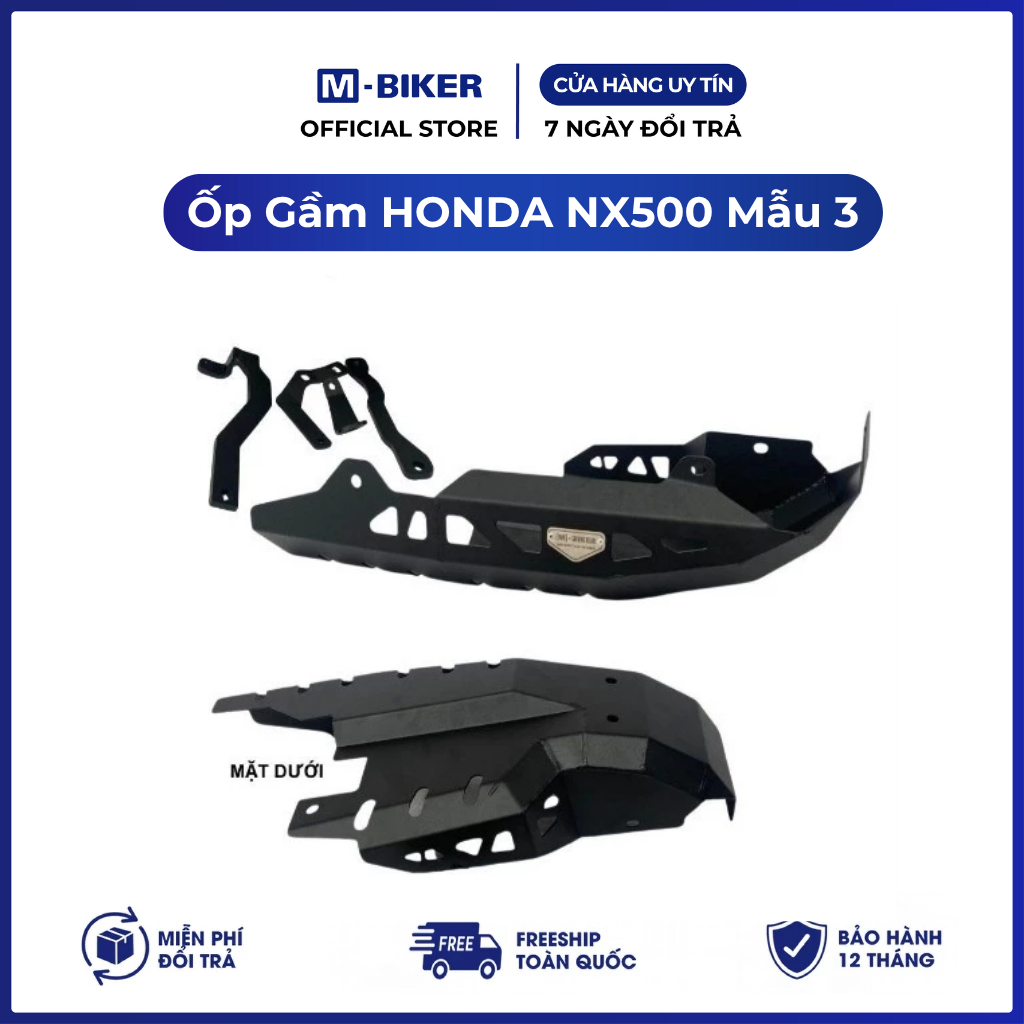 Ốp Gầm NX500 Mẫu 3 – Bảo Vệ Động Cơ NX500, Chống Va Đập, Chuẩn Form Honda NX500