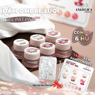  Dặm Ombre Lưới Pat Pat Gel ANGELICA Cao Cấp Chính Hãng - Trang Trí Nail Lấy Gel Dễ Dàng Mà Không Bị Kéo Sợi 