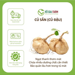 [HỎA TỐC HCM] CỦ ĐẬU/CỦ SẮN