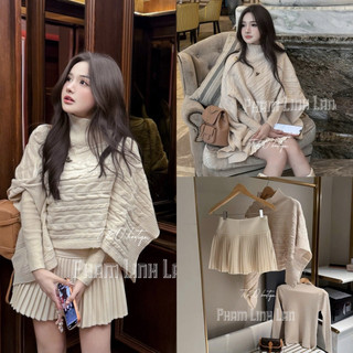  Set 3 Món Len Choàng Phạm Linh Lan  Sẵn  