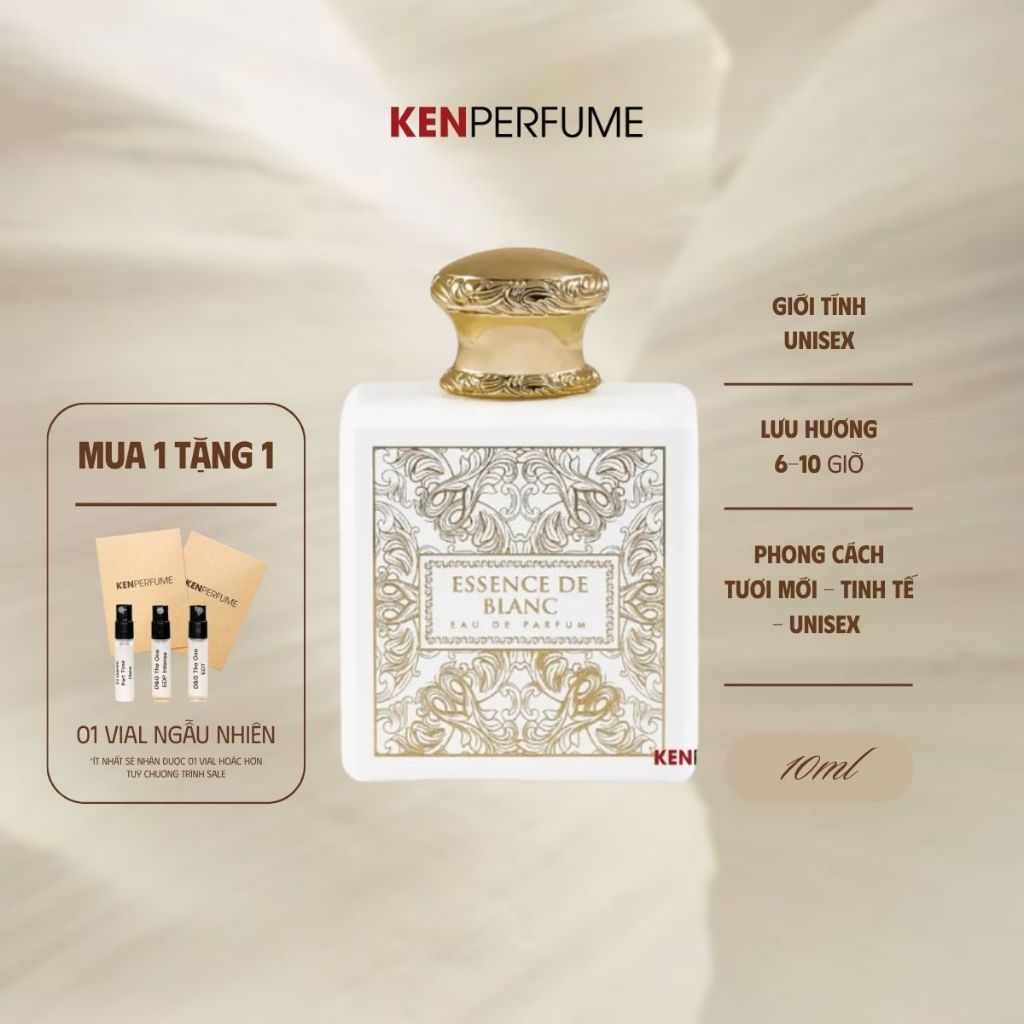 10ML French Avenue Essence De Blanc EDP | Nước Hoa Unisex | Ken Perfume