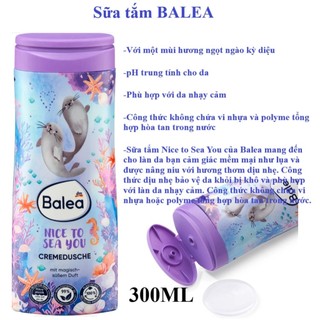 SỮA TẮM  BALEA ĐỨC DÀNH CHO TRẺ EM VÀ NGƯỜI LỚN 300ml&750ML ĐỨC
