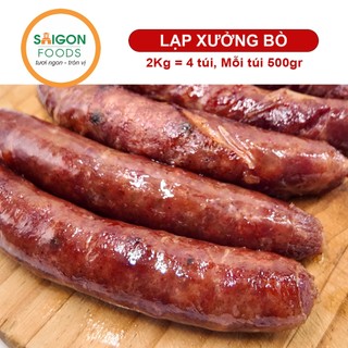 500gr Lạp xưởng bò cao cấp - (GIAO HÀNG TOÀN QUỐC)