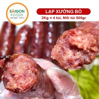 500gr Lạp xưởng bò cao cấp - (GIAO HÀNG TOÀN QUỐC)