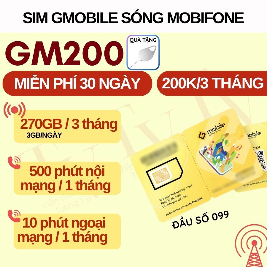 Sim Gmobile GM200 4G - Chính Hãng Phân Phối