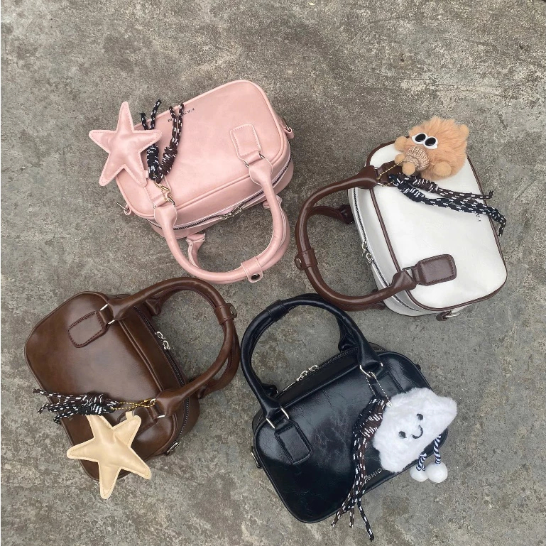 Túi xách nữ, túi đeo chéo tặng kèm charm thiết kế dáng chữ nhật da PU cao cấp Đăng túi DK021 | BigBuy360 - bigbuy360.vn