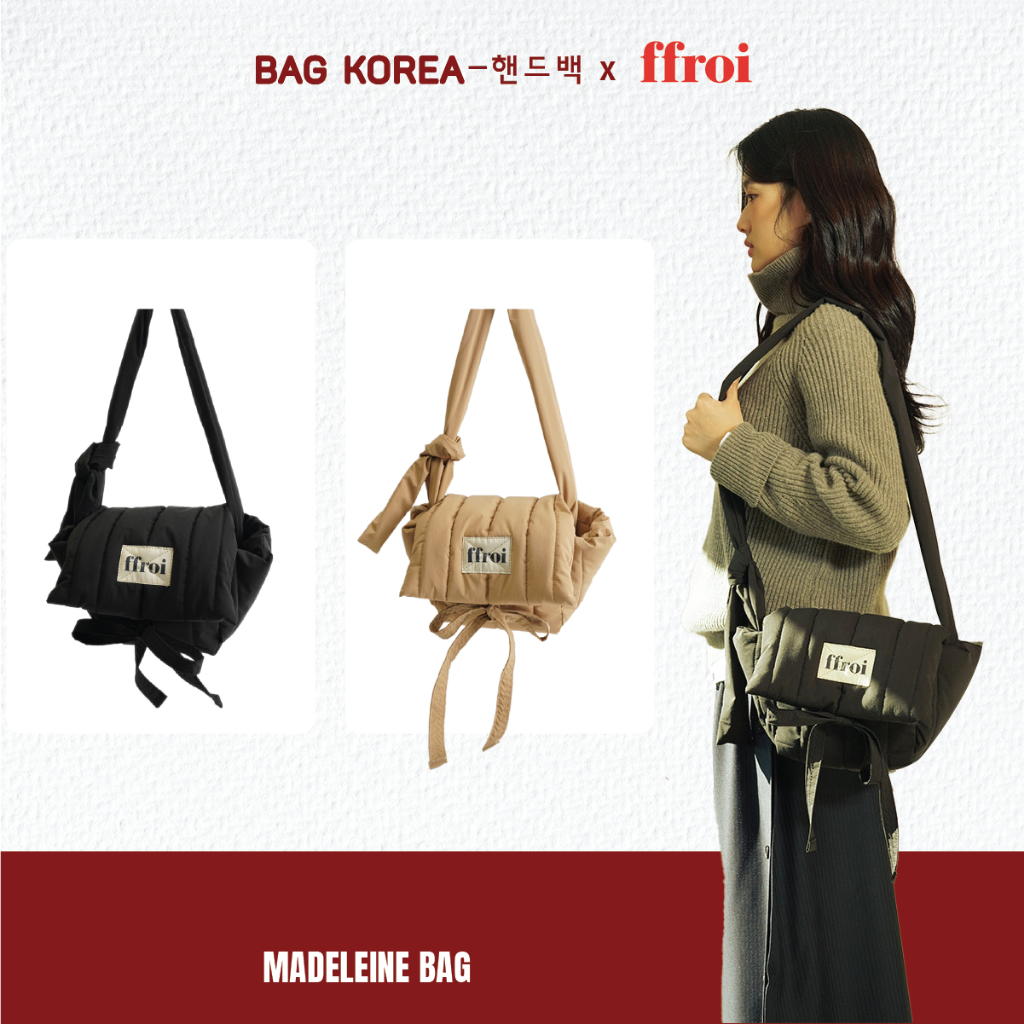 [ffroi] Túi Bánh Mì MADELEINE, Túi Đeo Vai Nữ Hàn Quốc Chính Hãng - BAG KOREA