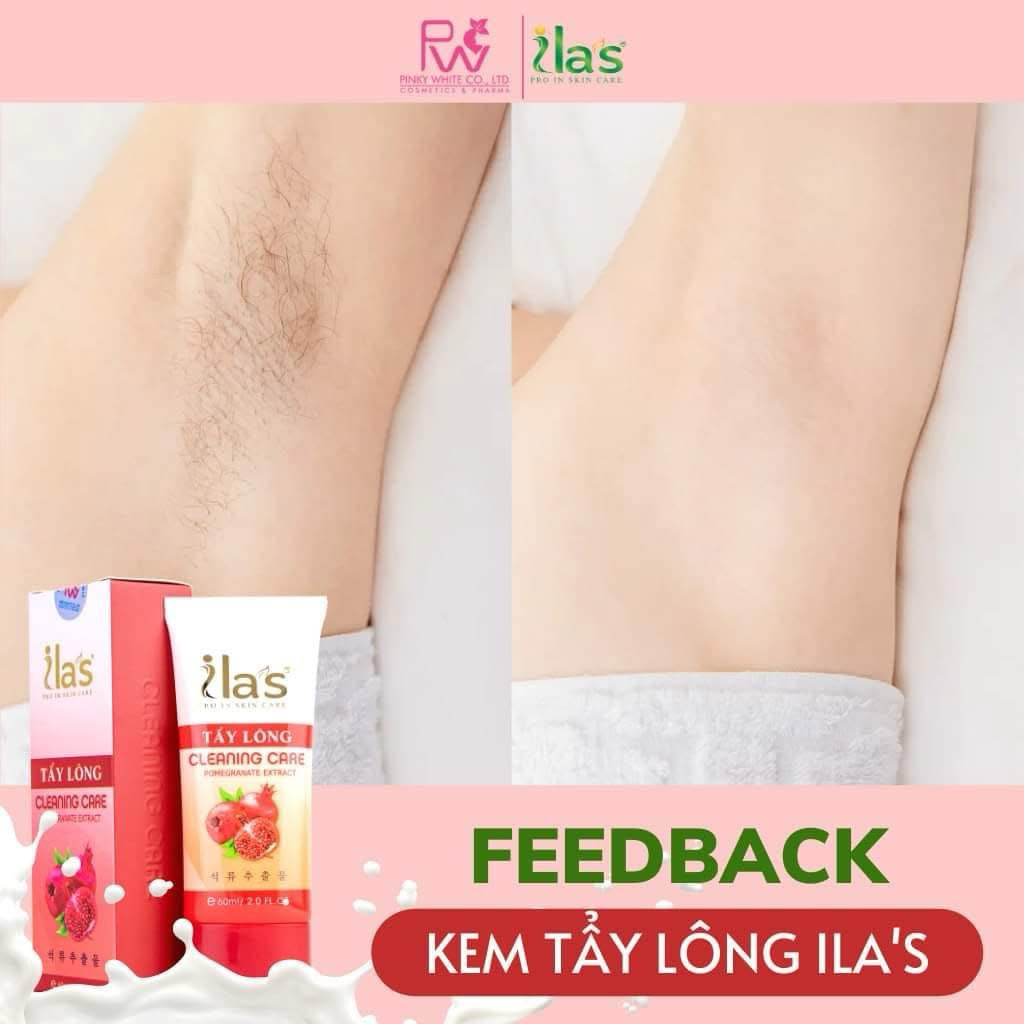 Kem Tẩy Lông Ilas Làm Sạch Lông Giữ Ẩm Da