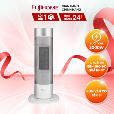 Quạt sưởi gốm Fujihome FH3100M công suất 2000W - sưởi ấm nhanh - không khô da - tiết kiệm điện