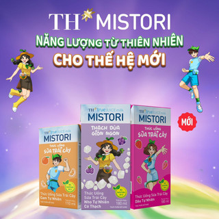 Combo 6 lốc TH m sữa trái cây có thạch Đủ mùi