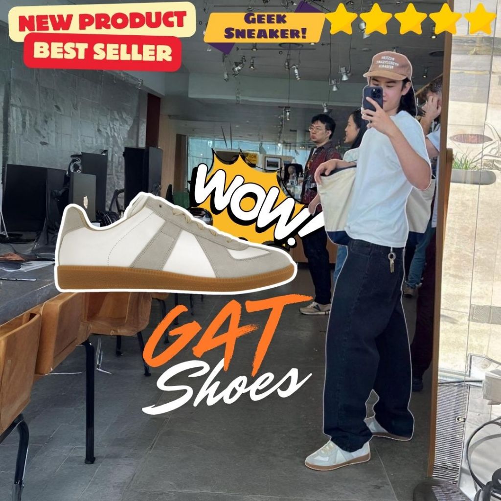 [GeekSneaker] Giày GAT SHOES  - Maison Margiela Replica German Army Trainer GAT