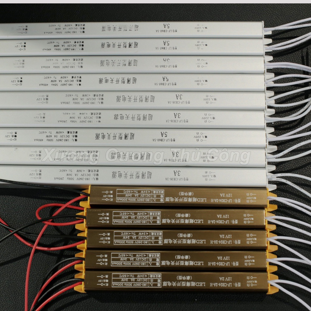 nguồn 12v 2A/3A/5A, nguồn đèn led 12v, nguồn đũa 12v,