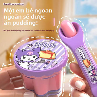  Bộ đồ chơi giả lập Sanrio Miu Lu | Pudding dâu & thạch Nhật Bản | Trò chơi cho ăn bé gái | Shopee Preferred 