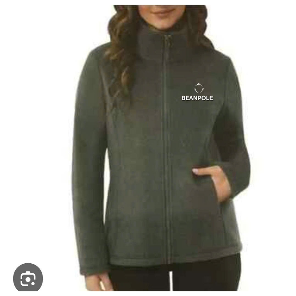 Áo khoác sợi len màu rêu  Beanpole nữ  >1m60 <1.72, 60kg- 70kg