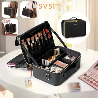   Hàng sẵn  Cốp Đựng Đồ Trang Điểm Koreluxco Vali Makeup Đựng Mỹ Phẩm Chuyên Nghiệp Chia Ngăn-Size Lớn Đeo Vai Chéo 